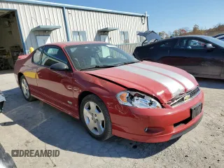 2007 Chevrolet Monte Carlo SS with VIN 2G1WL16C279152105, listed as a Copart auction lot 77103744 with 102,806 mi miles and Salvage Title. Bid and sale history available at carsss.com. Image 4.