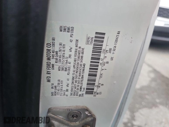 2019 Ford Transit Connect XL z VIN NM0LS7E28K1396540, wystawiony jako IAAI lot #42818829 z przebiegiem 83 782 mil mil oraz . Historia ofert i sprzedaży dostępna na DreamBid. Obrazek 6.