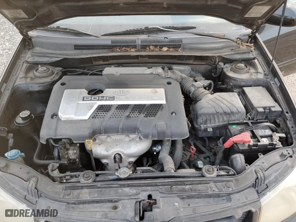 2005 Kia Spectra with VIN KNAFE161255088283, listed as a Copart auction lot 73654744 with 169,947 mi miles and Salvage Title. Bid and sale history available at carsss.com. Image 11.
