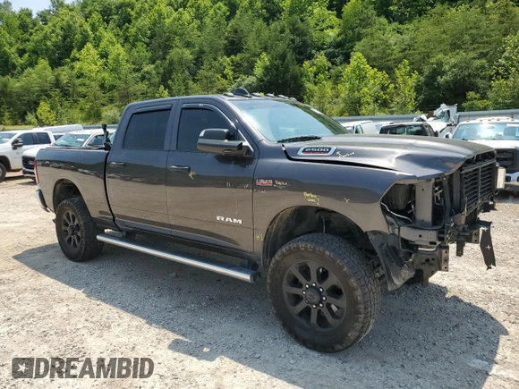 2021 Ram 2500 Tradesman with VIN 3C6UR5CJ0MG558223, listed as a Copart auction lot 58850235 with 44,540 mi miles and Salvage title. Bid and sale history available at DreamBid. Image 4.