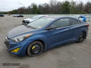 2014 Hyundai Elantra Coupe with VIN KMHDH6AH6EU027507, listed as a Copart auction lot 72250074 with 156,343 mi miles and Clean Title. Bid and sale history available at carsss.com. Image 1.