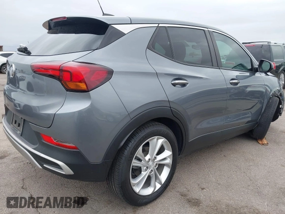 2022 Buick Encore GX Preferred with VIN KL4MMCSL8NB038063, listed as a IAAI auction lot 42194445 with 22,512 mi miles and . Bid and sale history available at DreamBid. Image 4.
