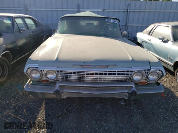 1963 Chevrolet Impala с VIN 31867F316459, выставлен на аукционе Copart как лот 61381854 с пробегом Не указан миль и Списание • Salvage title. История ставок и продаж доступна на DreamBid. Изображение 5.