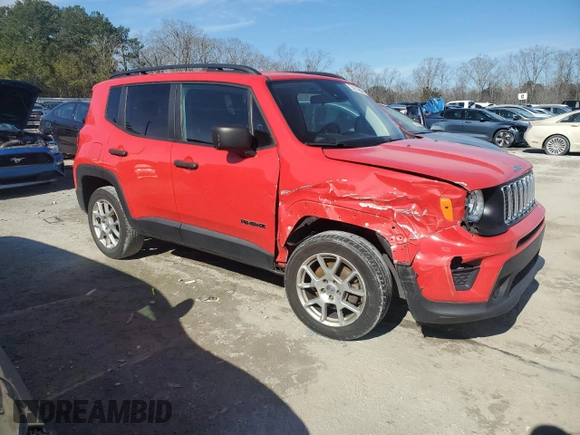 2021 Jeep Renegade Jeepster with VIN ZACNJDAB3MPM28975, listed as a Copart auction lot 42562175 with 65,447 mi miles and Clean title. Bid and sale history available at DreamBid. Image 4.