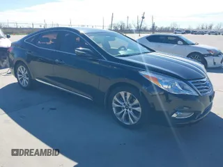 2013 Hyundai Azera with VIN KMHFG4JG3DA257044, listed as a IAAI auction lot 38729391 with 121,101 mi miles. Bid and sale history available at carsss.com. Image 1.