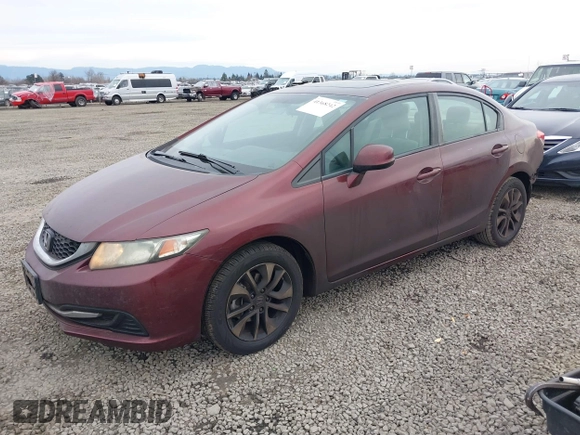 2013 Honda Civic EX with VIN 19XFB2F83DE216130, listed as a IAAI auction lot 41368242 with 105,019 mi miles and . Bid and sale history available at DreamBid. Image 17.