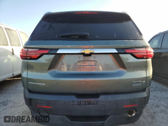 2022 Chevrolet Traverse LT Leather with VIN 1GNERHKW9NJ105351, listed as a Copart auction lot 76105104 with 0 mi miles and Salvage Title. Bid and sale history available at carsss.com. Image 6.