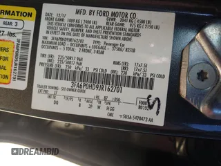 2018 Ford Fusion SE with VIN 3FA6P0HD9JR162701, listed as a Copart auction lot 53996625 with 160,219 mi miles and Clean Title. Bid and sale history available at carsss.com. Image 10.