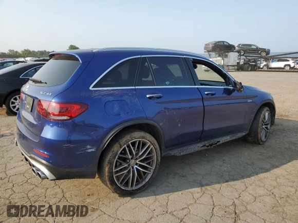 2020 Mercedes-Benz GLC with VIN WDC0G6EB9LF731630, listed as a Copart auction lot 67489814 with 54,574 mi miles and Salvage Title. Bid and sale history available at carsss.com. Image 3.