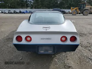 1981 Chevrolet Corvette with VIN 1G1AY8765B5102866, listed as a Copart auction lot 46165045 with 41,222 mi miles and Clean Title. Bid and sale history available at carsss.com. Image 6.
