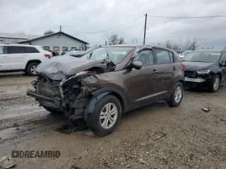 2011 Kia Sportage with VIN KNDPB3A23B7065851, listed as a Copart auction lot 80933654 with Not provided miles and Salvage title. Bid and sale history available at DreamBid. Image 1.
