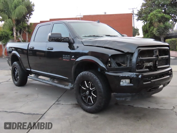 2017 Ram 2500 Laramie with VIN 3C6UR5FL9HG540564, listed as a Copart auction lot 87456764 with 140,470 mi miles and Salvage Title. Bid and sale history available at carsss.com. Image 1.