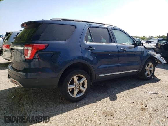 2017 Ford Explorer XLT z VIN 1FM5K8D86HGA19634, wystawiony jako Copart lot #53196185 z przebiegiem Nie podano mil oraz Szkoda całkowita • Salvage title. Historia ofert i sprzedaży dostępna na DreamBid. Obrazek 3.