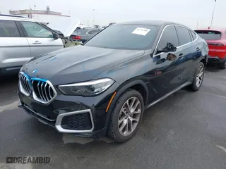 2021 BMW X6 xDrive40i with VIN 5UXCY6C08M9G88854, listed as a IAAI auction lot 41733568 with 30,150 mi miles. Bid and sale history available at carsss.com. Image 18.