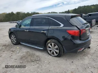2014 Acura MDX Advance with VIN 5FRYD4H83EB037575, listed as a Copart auction lot 50621255 with 129,417 mi miles and Salvage Title. Bid and sale history available at DreamBid. Image 2.