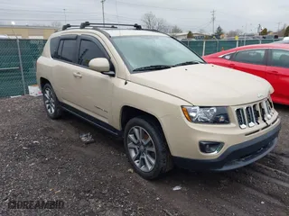 2017 Jeep Compass High Altitude with VIN 1C4NJCEB9HD166388, listed as a IAAI auction lot 41562178 with 111,218 mi miles. Bid and sale history available at carsss.com. Image 1.
