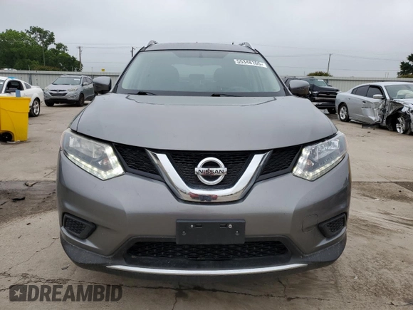 2016 Nissan Rogue SV with VIN KNMAT2MV9GP673965, listed as a Copart auction lot 55348165 with 152,680 mi miles and Clean Title. Bid and sale history available at carsss.com. Image 5.
