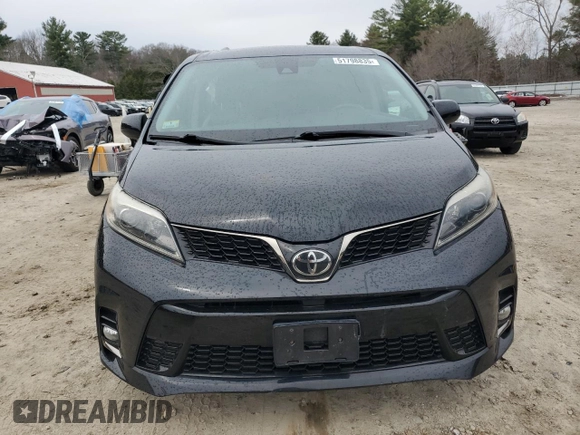 2018 Toyota Sienna SE with VIN 5TDXZ3DC3JS965024, listed as a Copart auction lot 51798835 with 51,267 mi miles and Salvage title. Bid and sale history available at DreamBid. Image 5.