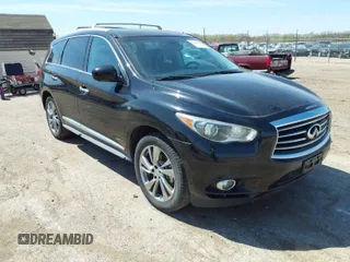 2014 Infiniti QX60 with VIN 5N1AL0MM1EC542704, listed as a IAAI auction lot 42046845 with 76,128 mi miles and . Bid and sale history available at DreamBid. Image 1.