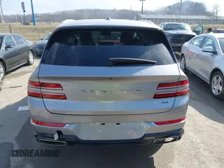 2023 Genesis GV80 with VIN KMUHCESCXPU128132, listed as a IAAI auction lot 41781980 with 14,697 mi miles. Bid and sale history available at carsss.com. Image 15.