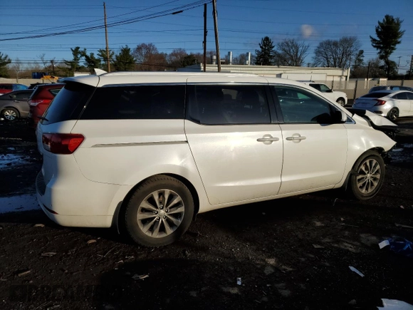 2016 Kia Sedona SX with VIN KNDMC5C11G6131407, listed as a Copart auction lot 49962265 with 0 mi miles and Salvage Title. Bid and sale history available at carsss.com. Image 3.