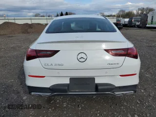 2024 Mercedes-Benz CLA 250 with VIN W1K5J4HB1RN450181, listed as a Copart auction lot 50052825 with 5,297 mi miles and Salvage title. Bid and sale history available at DreamBid. Image 6.