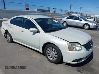 2009 Mitsubishi Galant ES with VIN 4A3AB36F39E018310, listed as a IAAI auction lot 41709468 with 190,710 mi miles. Bid and sale history available at carsss.com. Image 1.