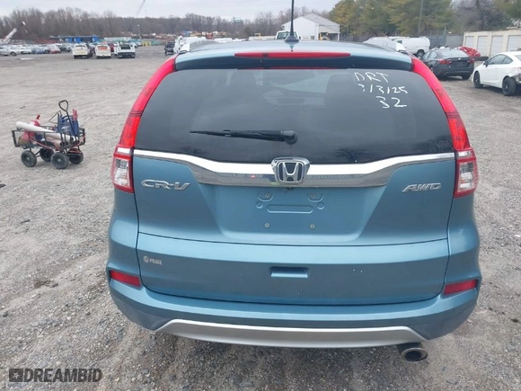 2016 Honda CR-V EX-L with VIN 2HKRM4H71GH667192, listed as a IAAI auction lot 41737621 with 58,815 mi miles. Bid and sale history available at carsss.com. Image 16.