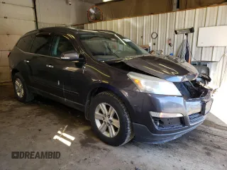 2014 Chevrolet Traverse LT with VIN 1GNKVGKD9EJ171910, listed as a Copart auction lot 51678575 with 166,939 mi miles and Salvage Title. Bid and sale history available at carsss.com. Image 4.