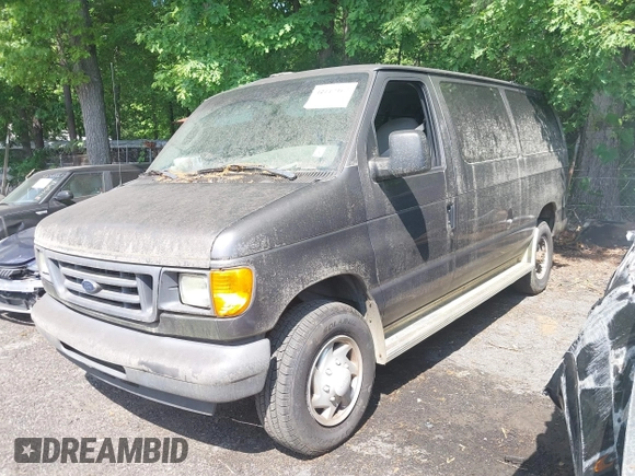 2007 Ford Econoline Passenger XL with VIN 1FBNE31L47DA67614, listed as a IAAI auction lot 42117167 with 217,090 mi miles. Bid and sale history available at carsss.com. Image 2.