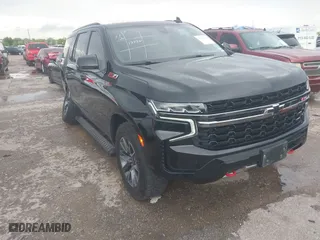 2021 Chevrolet Tahoe Z71 with VIN 1GNSKPKD5MR155986, listed as a IAAI auction lot 41870554 with 91,568 mi miles. Bid and sale history available at carsss.com. Image 1.