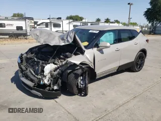 2021 Chevrolet Blazer LT with VIN 3GNKBCRS8MS581388, listed as a Copart auction lot 59887165 with Not provided miles and Salvage title. Bid and sale history available at DreamBid. Image 1.