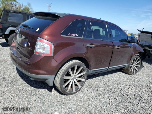 2009 Ford Edge SE with VIN 2FMDK36C29BA83663, listed as a Copart auction lot 46481265 with 175,769 mi miles and Salvage Title. Bid and sale history available at carsss.com. Image 3.