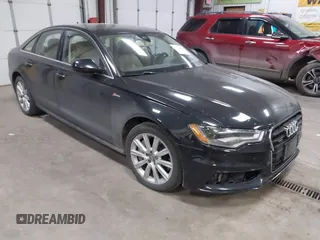 2012 Audi A6 Prestige with VIN WAUHGAFC3CN172923, listed as a IAAI auction lot 41743084 with 159,755 mi miles and . Bid and sale history available at DreamBid. Image 1.