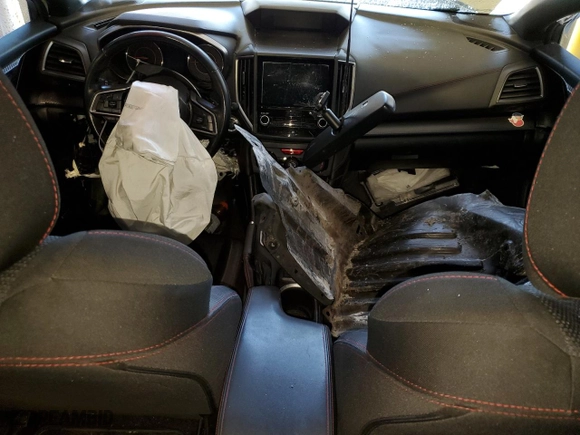 2017 Subaru Impreza Sport with VIN 4S3GKAL66H3624829, listed as a Copart auction lot 53432545 with 0 mi miles and Salvage Title. Bid and sale history available at carsss.com. Image 8.