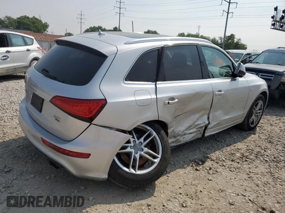 2014 Audi Q5 Premium Plus with VIN WA1DGAFP5EA078423, listed as a Copart auction lot 59508495 with 90,617 mi miles and Salvage title. Bid and sale history available at DreamBid. Image 3.