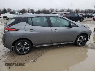 2022 Nissan LEAF SV Plus with VIN 1N4BZ1CVXNC556422, listed as a Copart auction lot 84870204 with 36,481 mi miles and Salvage Title. Bid and sale history available at DreamBid. Image 3.