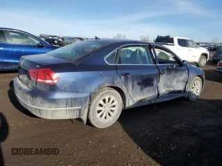 2015 Volkswagen Passat with VIN 1VWAV7A31FC078847, listed as a Copart auction lot 47265955 with 189,496 mi miles and Non repairable. Bid and sale history available at DreamBid. Image 3.