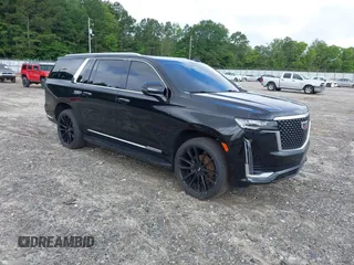 2023 Cadillac Escalade ESV 4WD Premium Luxury z VIN 1GYS4KKL0PR116699, wystawiony jako IAAI lot #42530536 z przebiegiem 154 966 mil mil oraz . Historia ofert i sprzedaży dostępna na DreamBid. Obrazek 1.