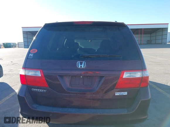 2007 Honda Odyssey EX-L with VIN 5FNRL38697B460066, listed as a IAAI auction lot 41453305 with 169,008 mi miles. Bid and sale history available at carsss.com. Image 16.