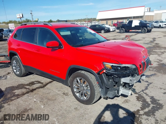 2021 Jeep Cherokee Latitude Lux with VIN 1C4PJLMX0MD177280, listed as a IAAI auction lot 40813210 with 79,318 mi miles. Bid and sale history available at carsss.com. Image 1.