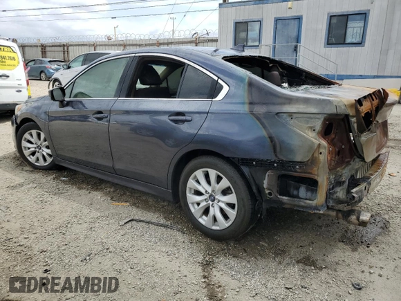 2017 Subaru Legacy Premium with VIN 4S3BNAC69H3057436, listed as a Copart auction lot 54755205 with Not provided miles and Non repairable. Bid and sale history available at DreamBid. Image 2.