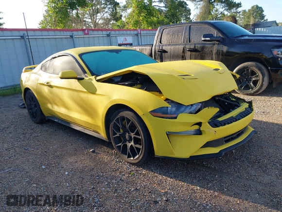 2018 Ford Mustang EcoBoost with VIN 1FA6P8TH2J5113075, listed as a IAAI auction lot 42187357 with 71,393 mi miles and . Bid and sale history available at DreamBid. Image 1.