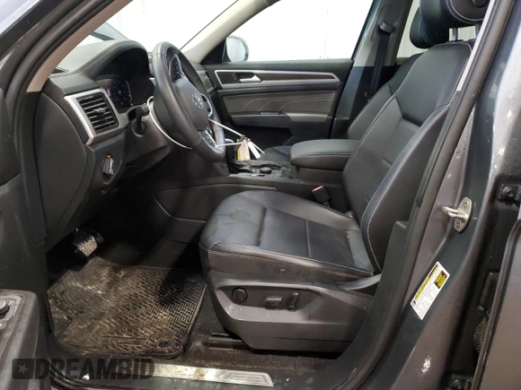 2022 Volkswagen Atlas SE with VIN 1V2KP2CA5NC550397, listed as a Copart auction lot 87377514 with 56,235 mi miles and Salvage title. Bid and sale history available at DreamBid. Image 7.