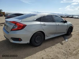 2016 Honda Civic Sedan LX with VIN 19XFC2F57GE202545, listed as a Copart auction lot 53716305 with 206,424 mi miles and Salvage Title. Bid and sale history available at carsss.com. Image 3.