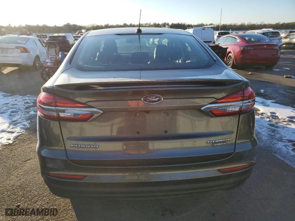 2020 Ford Fusion Plug-In Hybrid Titanium with VIN 3FA6P0SUXLR158328, listed as a Copart auction lot 42090075 with 49,788 mi miles and Salvage Title. Bid and sale history available at carsss.com. Image 6.