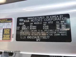 2020 Kia Soul LX with VIN KNDJ23AU9L7730177, listed as a Copart auction lot 42886624 with 28,316 mi miles and Salvage Title. Bid and sale history available at carsss.com. Image 12.