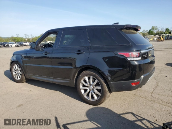 2017 Land Rover Range Rover Sport HSE with VIN SALWR2FK8HA690177, listed as a Copart auction lot 54893965 with 110,151 mi miles and Salvage title. Bid and sale history available at DreamBid. Image 2.