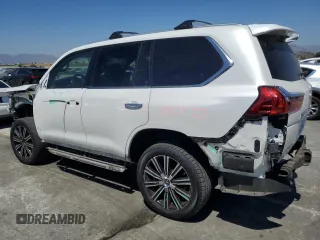 2020 Lexus LX with VIN JTJDY7AX5L4319404, listed as a Copart auction lot 69185424 with 46,324 mi miles and Salvage Title. Bid and sale history available at carsss.com. Image 2.