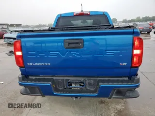 2021 Chevrolet Colorado 2WD LT with VIN 1GCGSCEN5M1141323, listed as a Copart auction lot 53894755 with 118,224 mi miles and Salvage title. Bid and sale history available at DreamBid. Image 6.